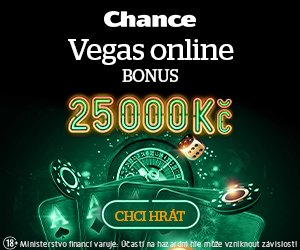 Chance Vegas — bonus 25 000 Kč