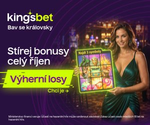 Kingsbet — Výherní losy, stírej bonusy celý říjen