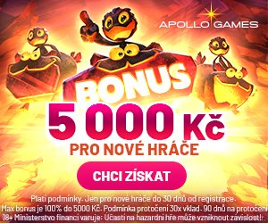 Apollo Games — Apollo Jackpot až 500 000 Kč