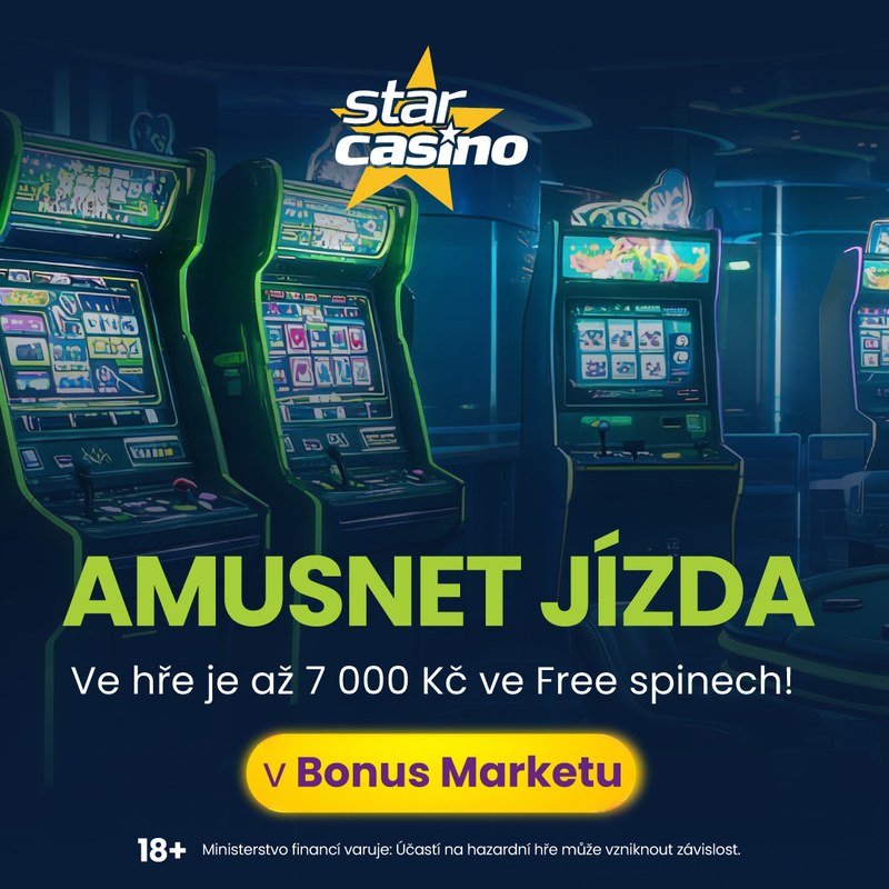 Star Casino — Amusnet jízda, až 7 000 Kč ve free spinech